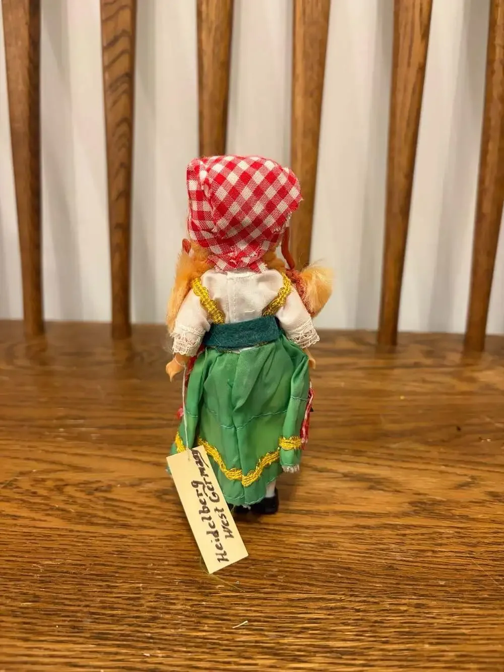 Vintage Heidelberg West Germany Souvenir Doll in Traditional Folk Dress